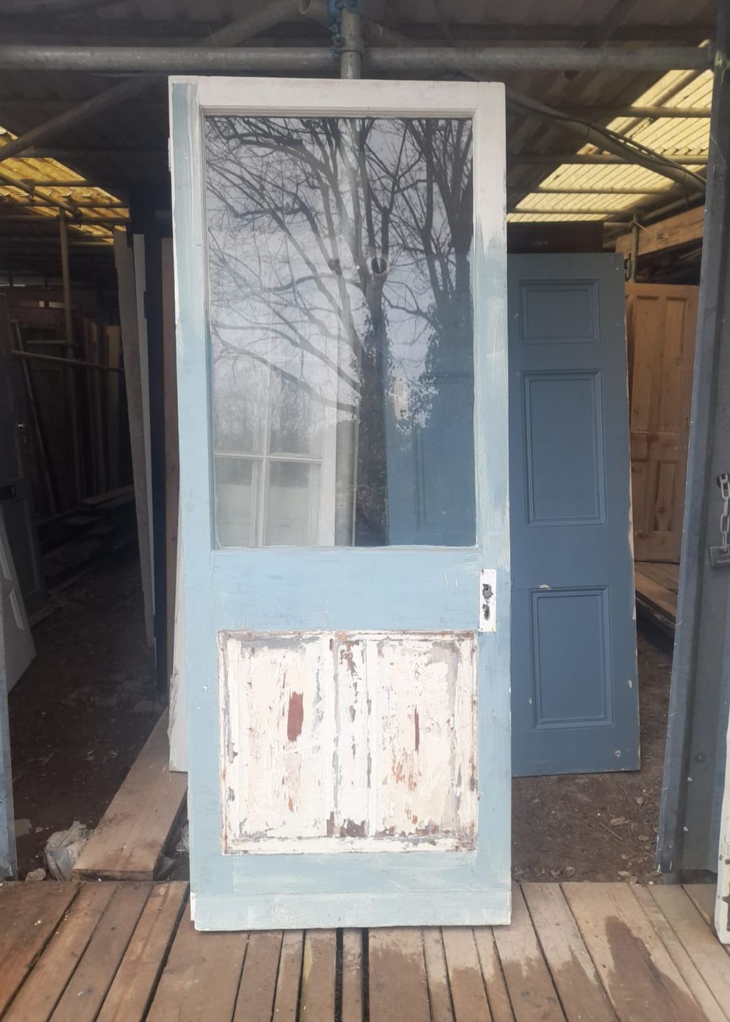 Half glazed back door